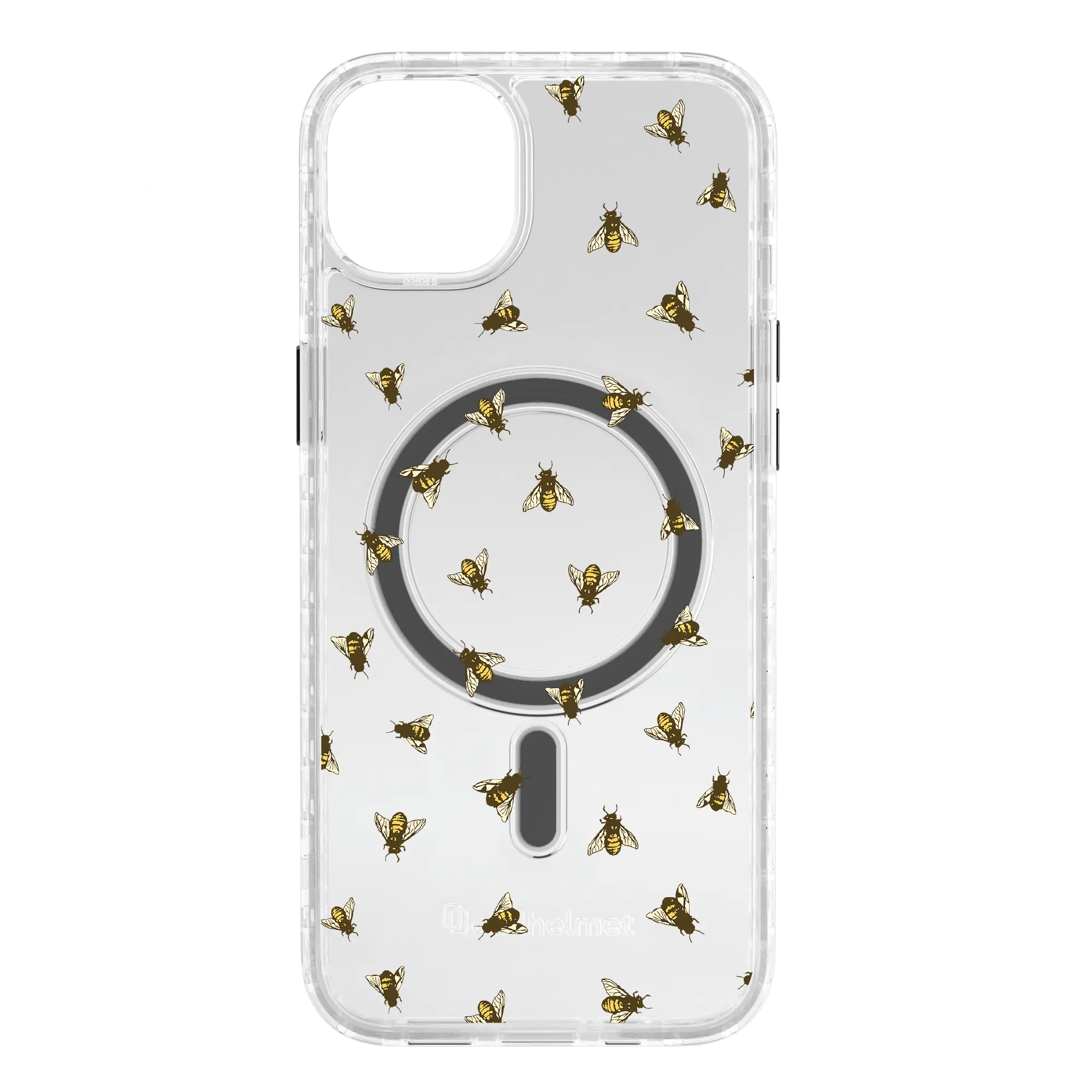 Apple-iPhone-14-Pro-Crystal-Clear Sweet Like Honey | Protective MagSafe Bee Pattern Case | Birds and Bees Collection for Apple iPhone 14 Series cellhelmet cellhelmet