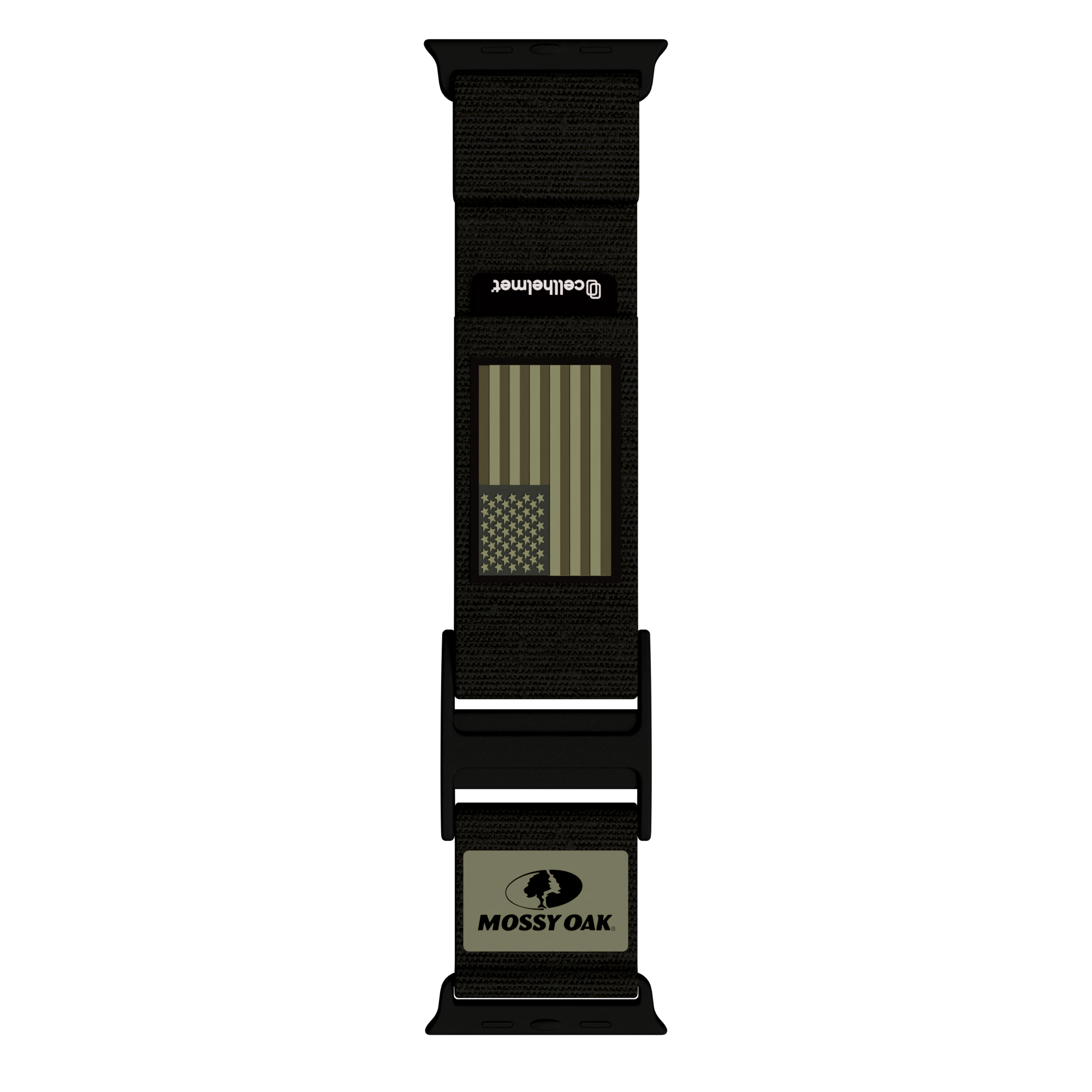 Mossy Oak Watch Band for Apple Watch 42/44/45/46/49mm / Regular (152-190mm) / Onyx Black