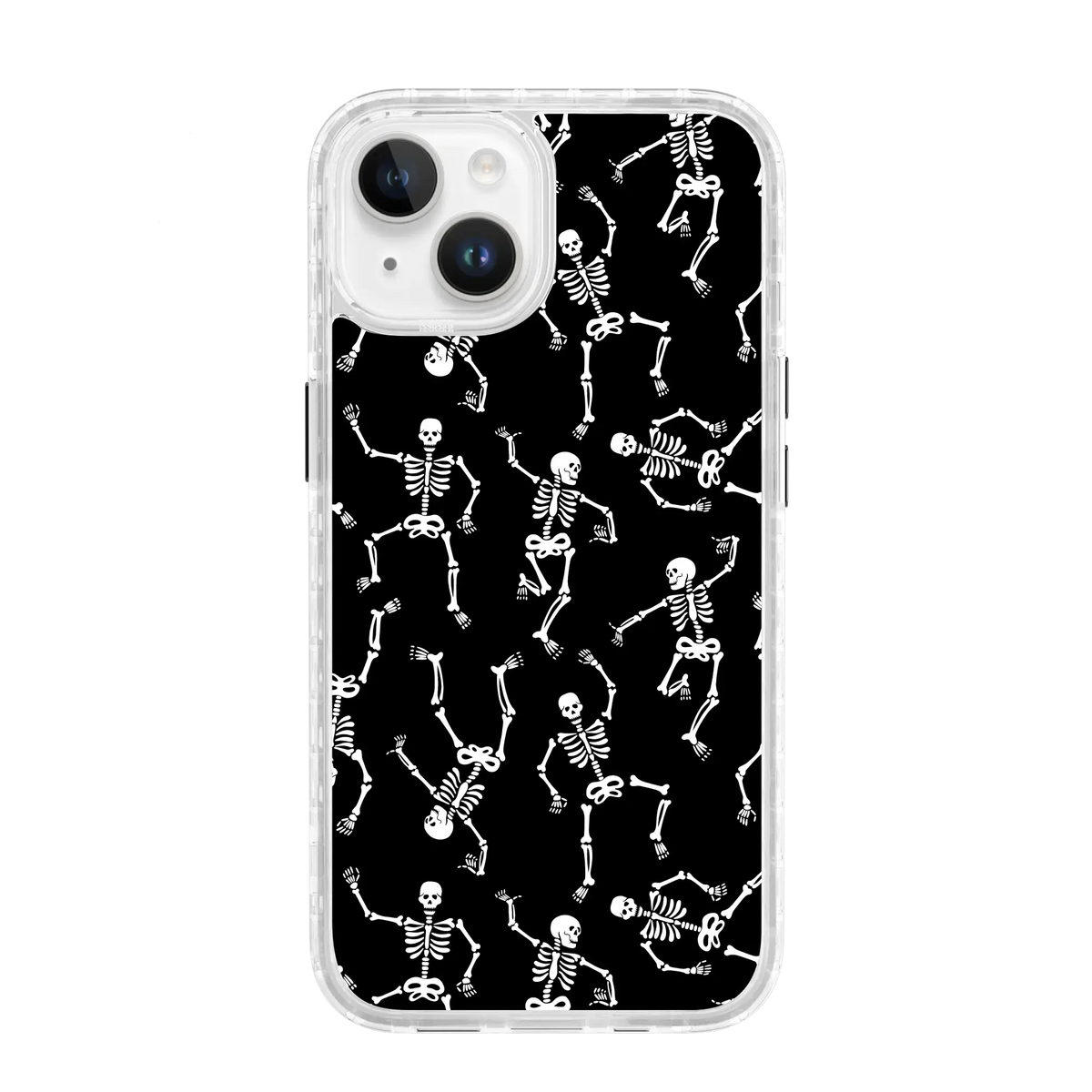 White Dancing Skeletons Halloween Case for Apple iPhone 14 Series