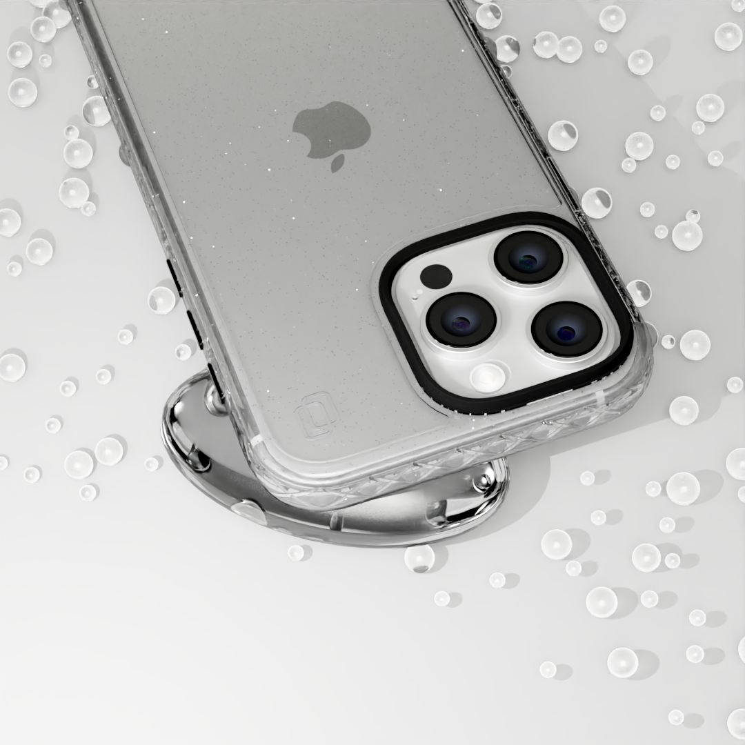 Slim TPU Case for Apple iPhone 16 Pro Max | Crystal Clear Sparkle | Altitude Series