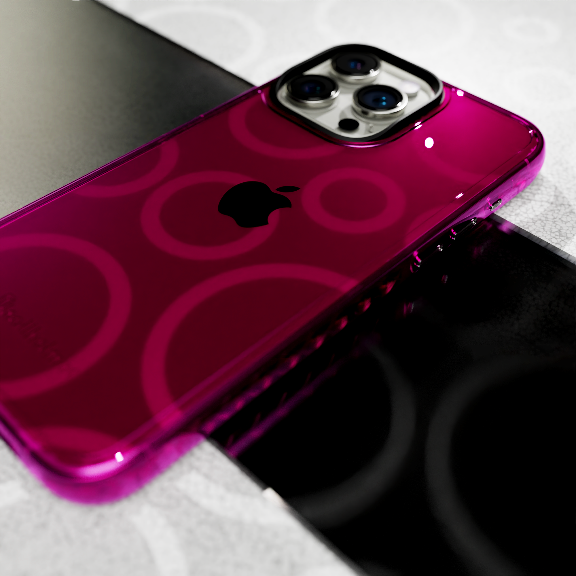 Slim TPU Case for Apple iPhone 15 Pro | Vivid Magenta | Altitude Series